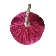 Halloween Velvet Pumpkins Decor Set of 6