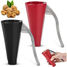 Nussknacker, Haselnussknacker, 2 Nussknacker aus Metall, Nusszange, multifunktionaler Nussknacker für Pekannüsse