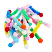 Aeaocvo 24 Pack Cat Spring Toy, Colorful Cat Spiral Spring, Attracting Cats to Interact for Swatting, Biting, Hunting Kitten Toys