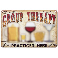 Vintage Metal Bar Sign – Tin Wall Decor