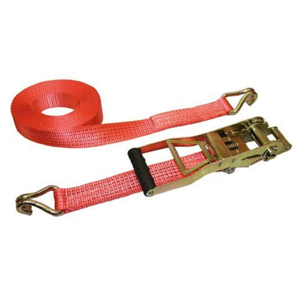Kerbl Langhebelratschenzurrgurt 2Tlg 2500/5000Kg, 8M/50Mm Ergo Rot 5051225514228