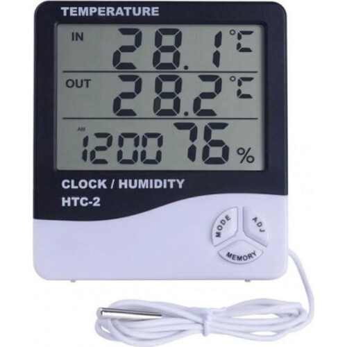 Wetterstation – Digitalthermometer – Außensensor – Hygrometer – Temperatur und Luftfeuchtigkeit