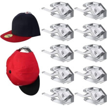10 Stück Huthaken, Huthaken, Kappenhalter, Wandklebende Huthaken, Hutablagen