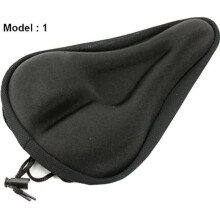 Extra bequemer Gel-Fahrradsitzkissenbezug – Schwarz – Unisex – 27 * 18 * 2,5 cm