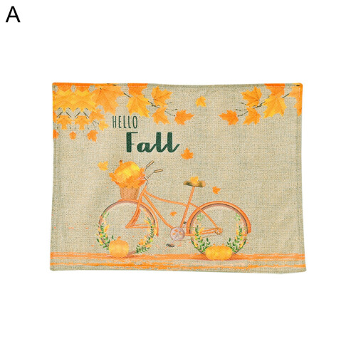 Pumpkin & Maple Leaf Placemat 44 x 33 cm 1