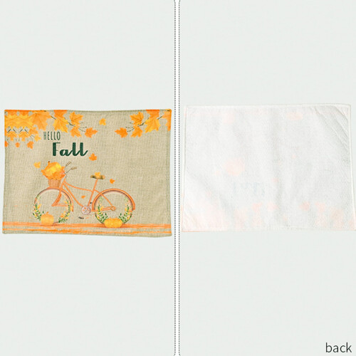 Pumpkin & Maple Leaf Placemat 44 x 33 cm 2