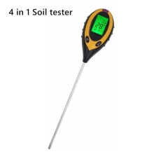 Messung und Kontrolle, 5-in-1-Boden-pH-Tester, Wasserfeuchtigkeitsmesser, Thermometer, Photometer, Hydrokultur-Analyse – 4-in-1-Bodentester