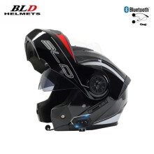 Bluetooth klappbarer Motorradhelm, Sicherheitshelm, Motocross-Helm, Reithelm, DOT ECE-geprüft [C649025923]