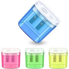 Bleistiftspitzer – Professionell – 4-teiliges Set – Reservoir – manuell – großer Durchmesser – für Kinder