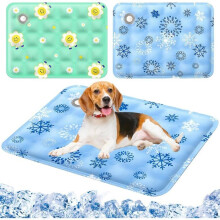 2er-Set Kühlmatten für Hunde und Katzen, 40 x 50 cm, mit wasseraktiviertem Gel. Selbstkühlende Decke für Hunde und Katzen.