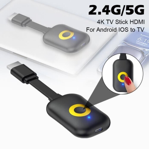 HDMI-Empfänger/Decoder – MOMOTOU – 4K – WiFi 802.11 b/g/n – kompatibel mit Android/iOS/Windows