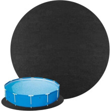 Schwimmbad-Bodenmatte – wasserdicht – Filz – 4 m x 4 m – rutschfest – für oberirdische Pools