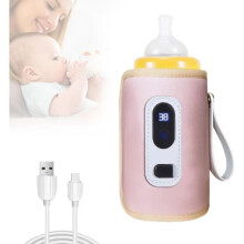 1PCS tragbarer Babyflaschenwärmer, Babyflaschenwärmer, USB-Babyflaschenwärmer, universelle isolierte Babyflaschentasche, Babyflaschenwärmertasche