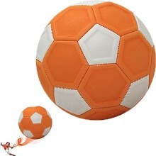 Fußball - PRUMYA - Modell Nr. 4 - Orange und Weiß - 20x20 cm - Für Kinder