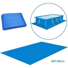 Schwimmbad-Bodenmatte – Blau – Rechteckig