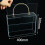 Clear Acrylic Flower Display Box with Handle 5