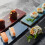 Black Ceramic Sushi Serving Tray 33.2cm 2
