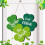 Träskylt med klöver för St Patrick's Day 5