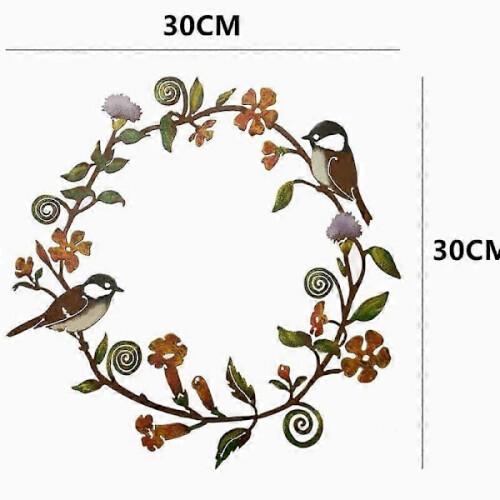 Metal Bird Wall Hanging Decoration 1