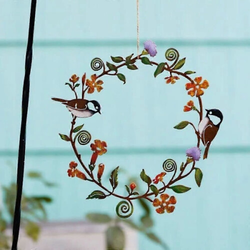 Metal Bird Wall Hanging Decoration 2