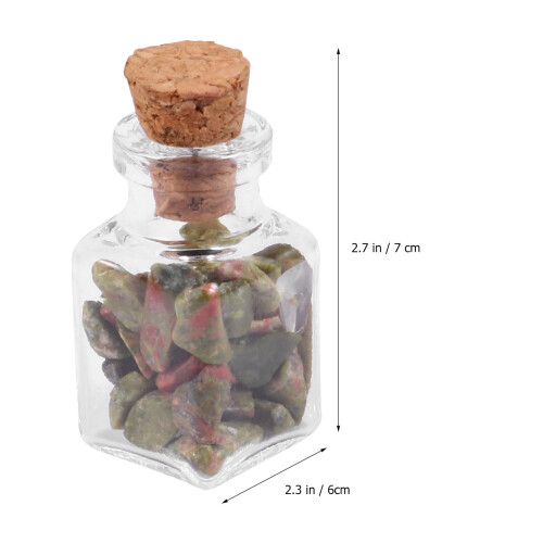 Mini önskeflaskor i glas med korkpropp (30 st) 2