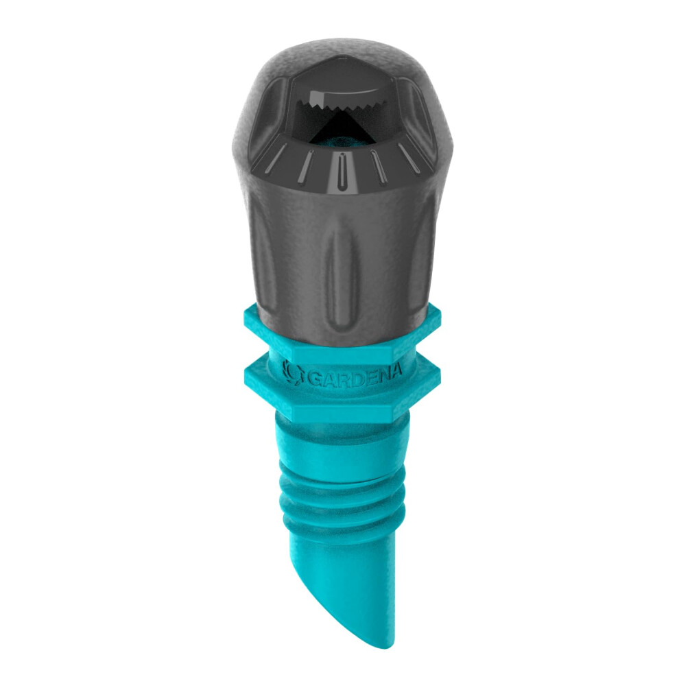 Gardena Micro-Drip-System Spray Nozzle 90 Degrees: 90 Degree Spray Head, Adjustable, Water-Saving Sprinkling, Spraying Range 2.5 M, 5 Units