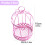 Modern decorative mini bird cage for desktop, wedding, and 3