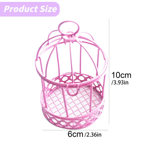 Modern decorative mini bird cage for desktop, wedding, and 2