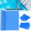 Non-Slip PVC Pool Ladder Mat Blue 2