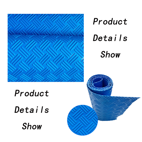 Non-Slip PVC Pool Ladder Mat Blue 2