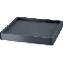 Prosperplast Mobile Platform for Pots - with Wheels Mobile Saucer Square, Dimensions (mm) 366x366x60, Anthracite