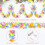 33ft Multicolour Tinsel Garland with LED String Lights 3