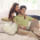 Heart-Shaped Plush Cushion Pillow 40x50cm 4