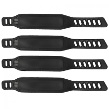 4 Pairs Exercise Bike Pedal Straps Widened Bicycle Pedal Straps for Exercise Bike Stationary Cycle