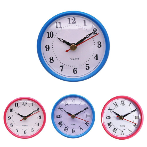 3-1/8 Inch Quartz Clock Insert with Rubber Ring 2