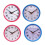 3-1/8 Inch Quartz Clock Insert with Rubber Ring 4
