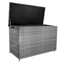 Rattan-Kissen-Auflagenkiste 996L – Grau