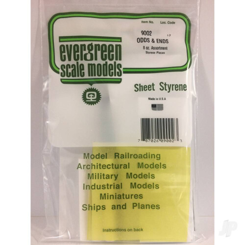 Evergreen Evergreen Assorted Polystyrene Bag of Odds & Ends (8 oz. assortment per pack) 9002