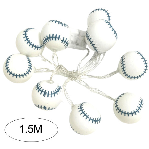 Football String Lights Battery Operated Extra-Long Soft 2