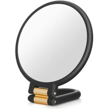 40-facher Vergrößerungsspiegel mit Griff, doppelseitige 40-fache/1-fache Vergrößerung, leicht zu tragen, faltbar für Make-up und Schönheit.