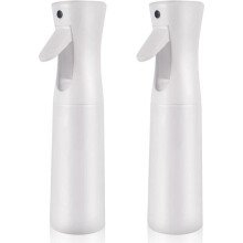 300-ml-Haarsprühflasche, 2er-Pack nachfüllbare leere Wassernebel-Sprühflasche, ultrafeines Haarspray