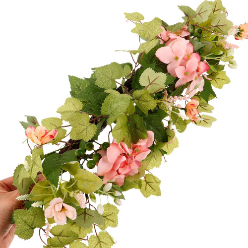 Artificial Flower Table Decoration with Candle Holder 1