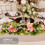 Artificial Flower Table Decoration with Candle Holder 5