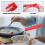 Silicone Hot Handle Holder Heat Resistant Blue 2PCS 4