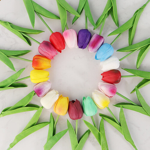 Műtulipánok Műanyag Selyemből30cm 2