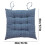 Coussin d'assise rond 38 x 38 cm, mélange coton-lin 4