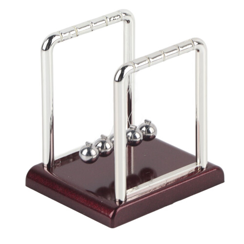 Newton's Cradle Pendulum Ball Toy ABS Metal 2