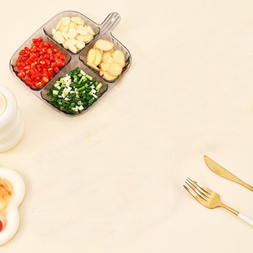Portionstallrik för barn och vuxna, lättviktig PVC 2