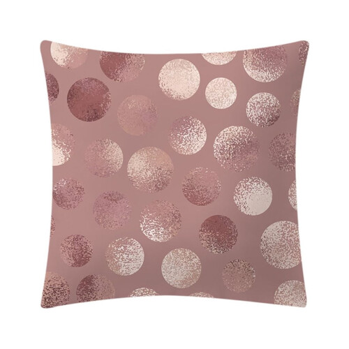 Housse de coussin or rose Décoration intérieure 2024 1
