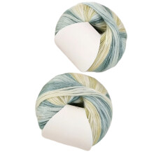 2Pcs Gradient Dyed Cotton Knitting Yarn for Scarves-YT08